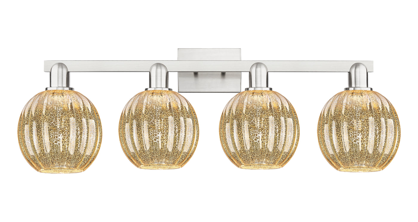 Arcadia Bath Vanity Light Cast Brass