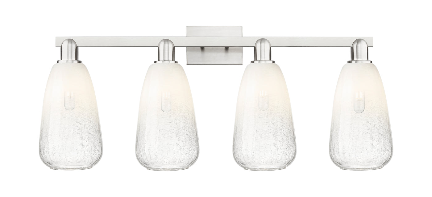Arcadia Bath Vanity Light Cast Brass Glass