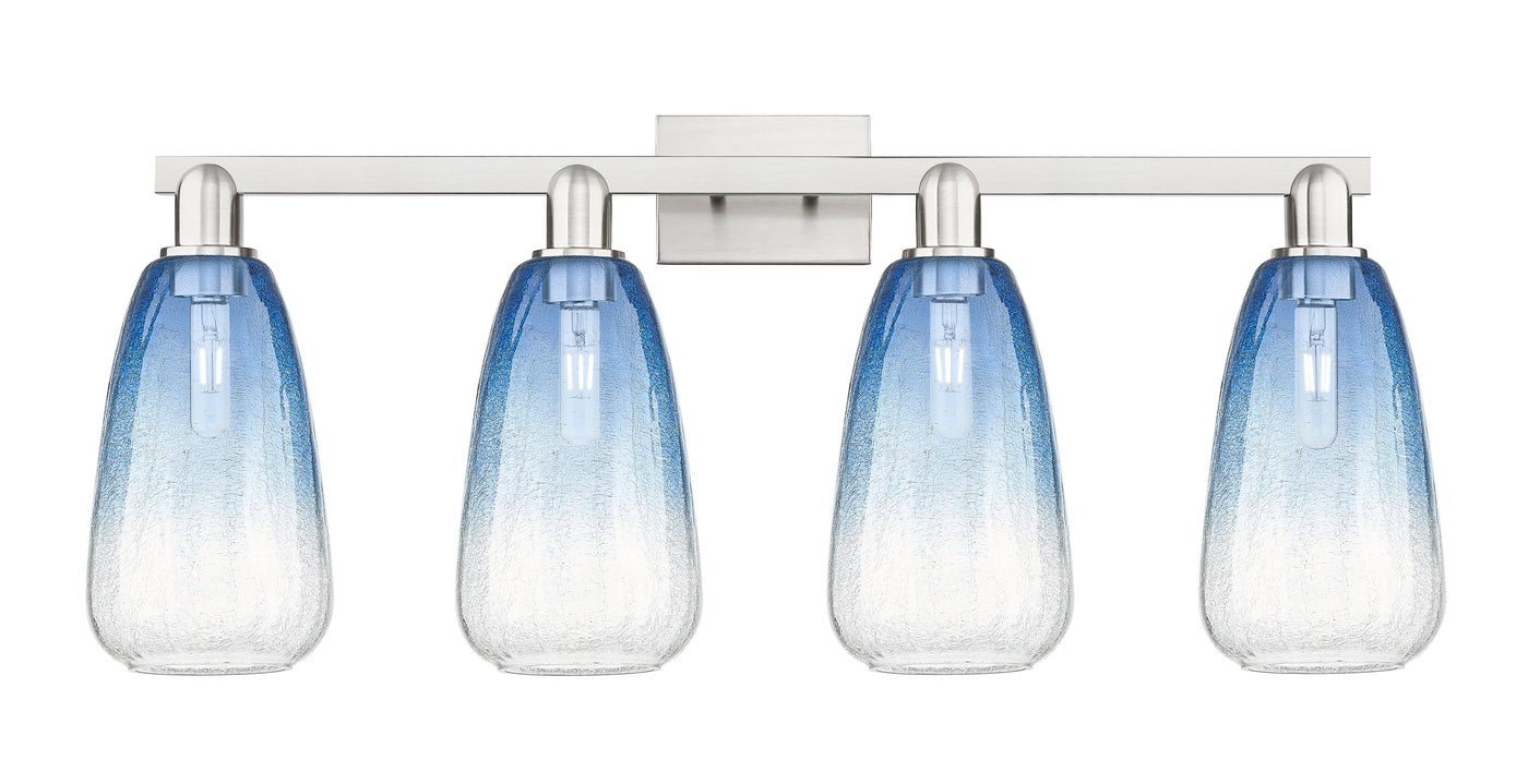 Arcadia Bath Vanity Light Cast Brass Glass