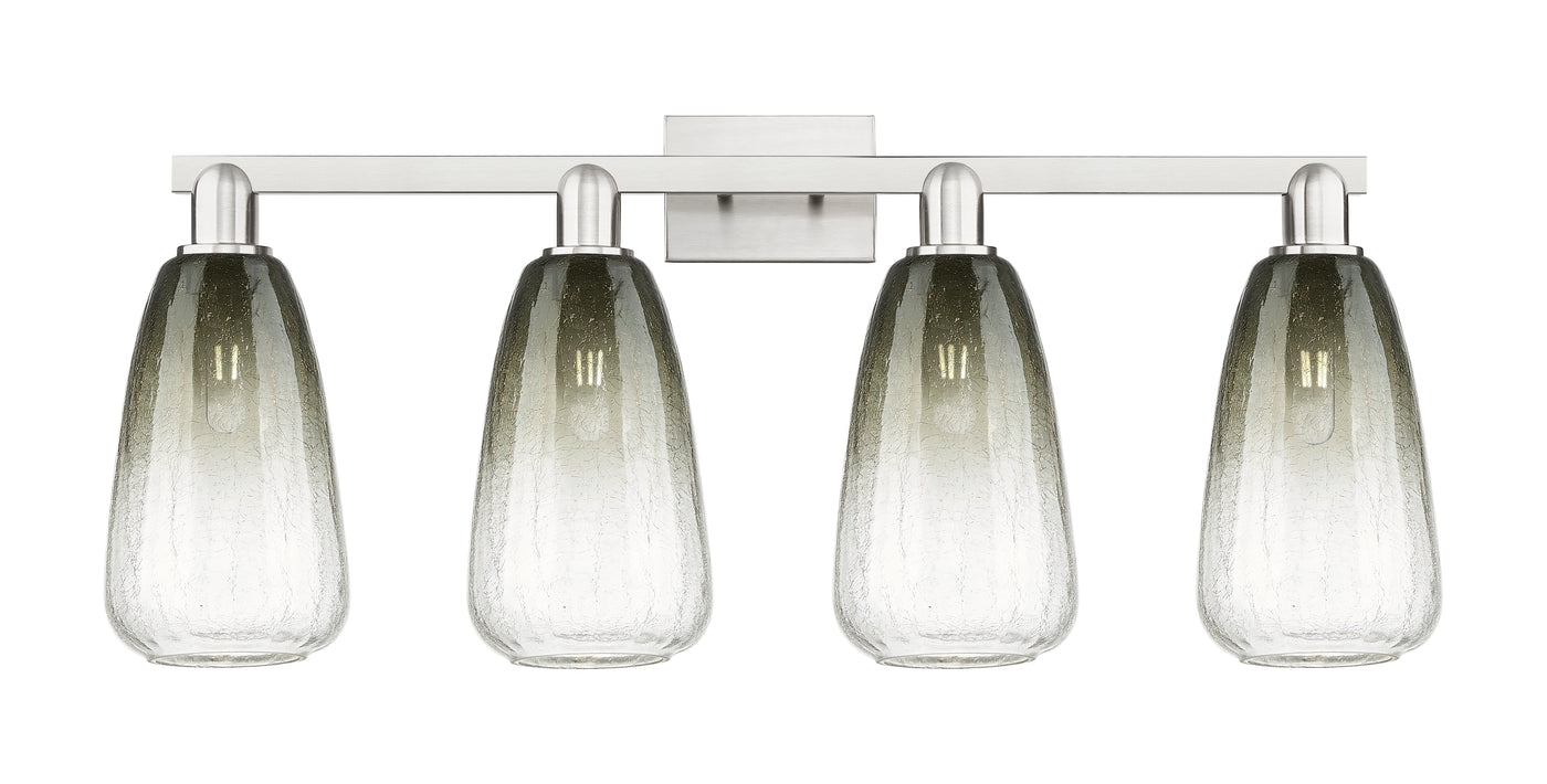 Arcadia Bath Vanity Light Cast Brass Glass