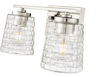15'' Saben Polished Nickel 2 Light Bath Vanity