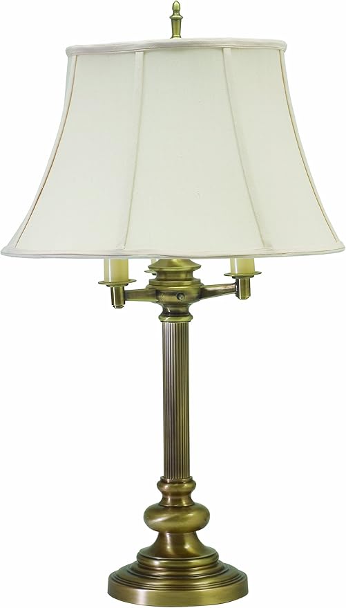 30.25-inch Newport Antique Brass Table Lamp