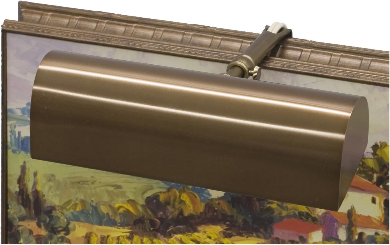 8-inch Classic Traditional Statuary Bronze in-Line Hi-Lo Switch Plug-In Picture Light