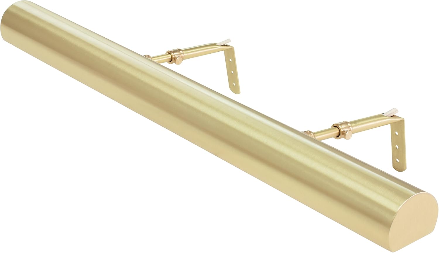 24-inch Classic Contemporary Satin Brass Plug-In Picture Light