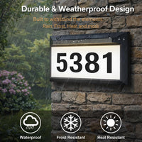 Outdoor Waterproof IP65 Solar Address Sign