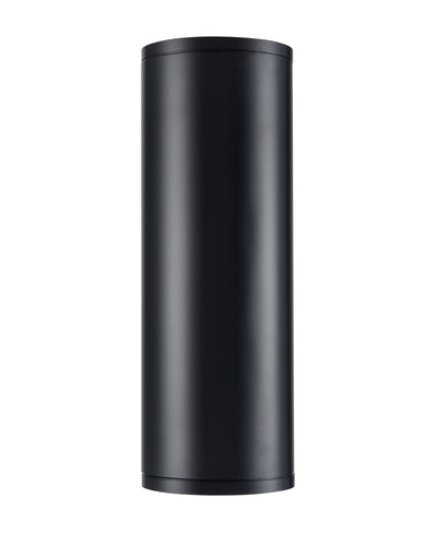 12.75-inch Vegas Powder Coated Black Outdoor Wall Sconce