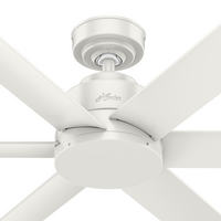 44 inch Kennicott Fresh White Damp Rated Ceiling Fan and Wall Control
