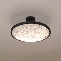Courtney 24-inch Textured Black 5CCT LED Convertible Pendant with Clear Water Glass