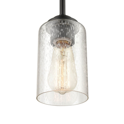 45.5'' Moven Matte Black 1 Light Mini Pendant