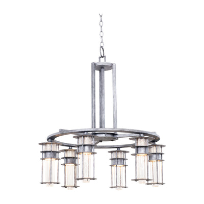 28.75'' Anchorage 6 Light Rugged Iron Chandelier