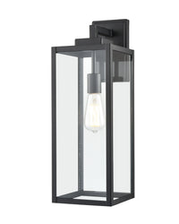 7'' Atless Powder Coated Black 1 Light Lantern