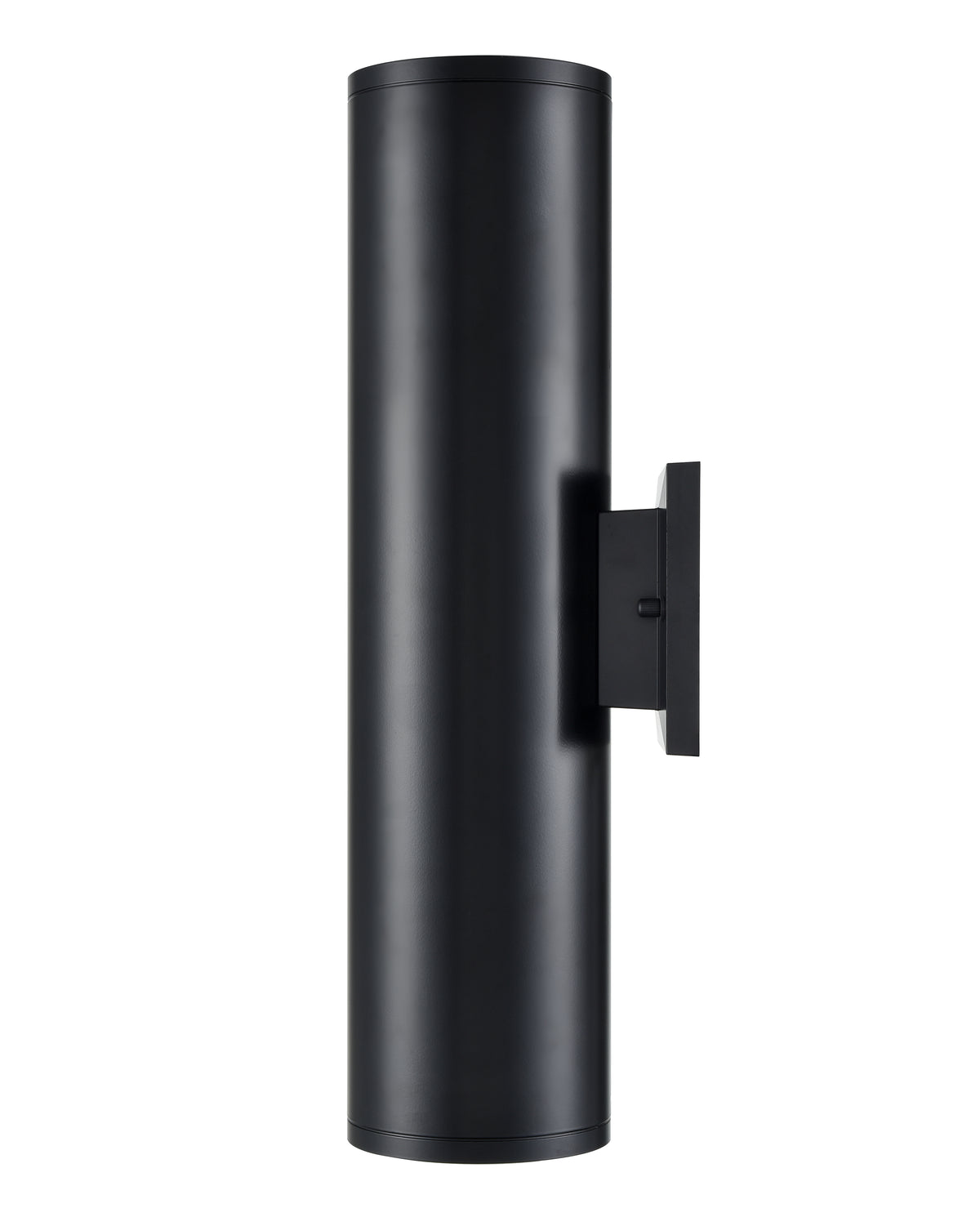 18-inch Vegas Powder Coated Black 2-Light Outdoor Wall Sconce