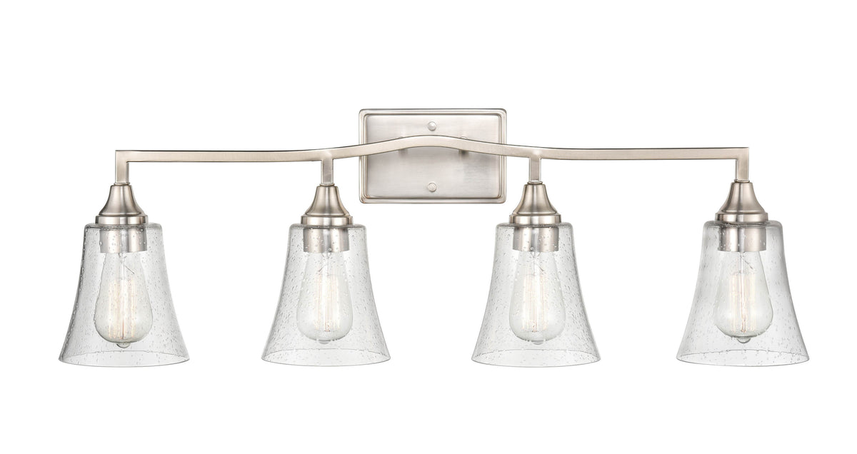 32.5'' Caily Brushed Nickel 4 Light Bath Vanity
