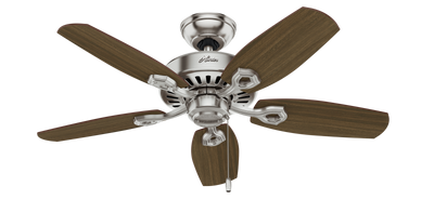 42 inch Builder Brushed Nickel Ceiling Fan with LED Light Kit