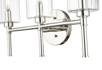 19'' Chastine Polished Nickel 3 Light Bath Vanity