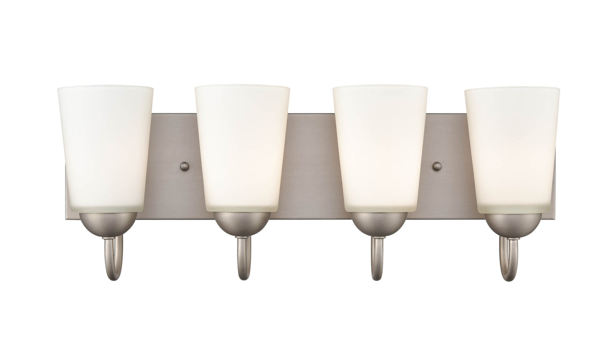 21.5'' Ivey Lake Satin Nickel 4 Light Bath Vanity