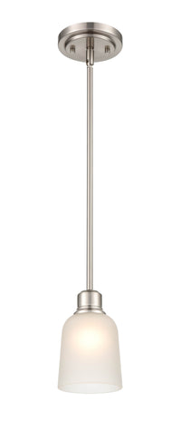 7.25'' Amberle Brushed Nickel 1 Light Mini Pendant