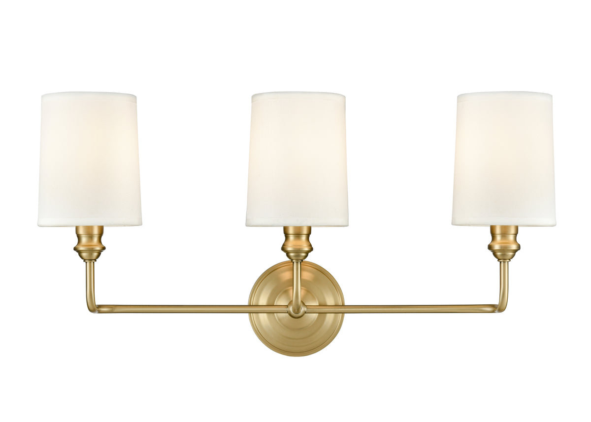 22'' Leena Vintage Brass 3 Light Bath Vanity