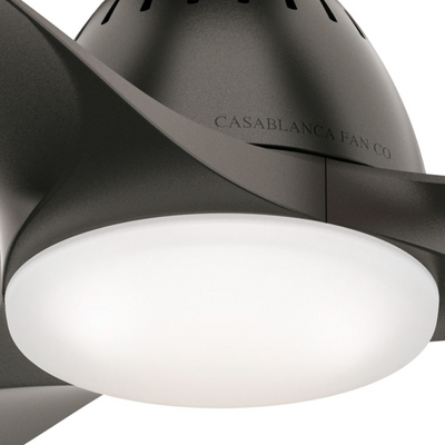 Casablanca 52 inch Wisp Noble Bronze Ceiling Fan with LED Light Kit and Handheld Remote
