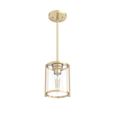 Astwood 6-inch 1-light Alturas Gold Pendant with Clear Glass