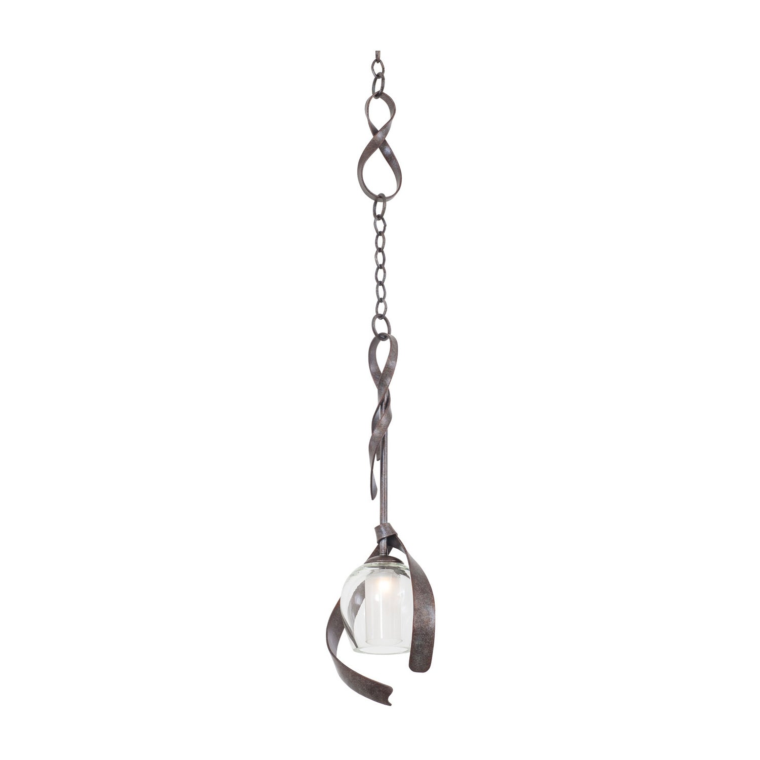 31'' Solana 1 Light Oxidized Copper Pendant