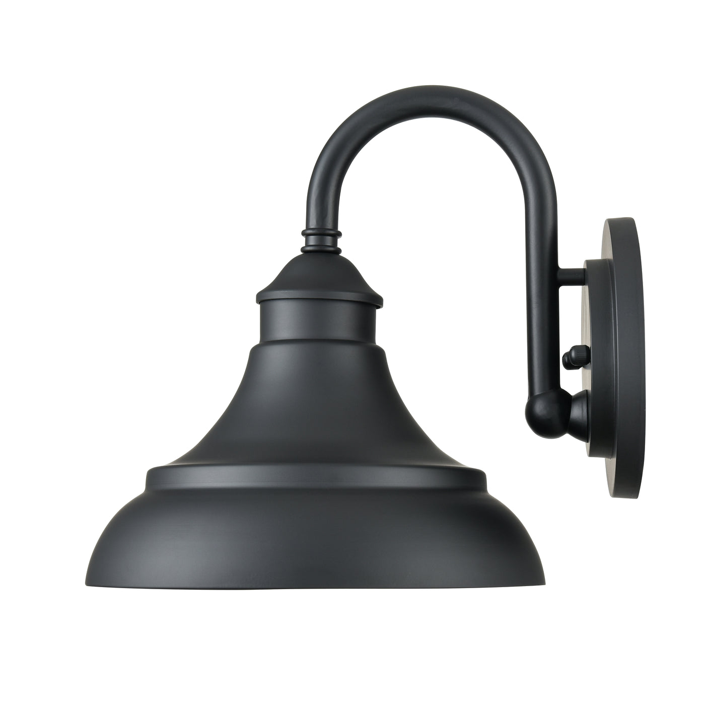 8'' Alvii Powder Coated Black 1 Light Wall Sconce