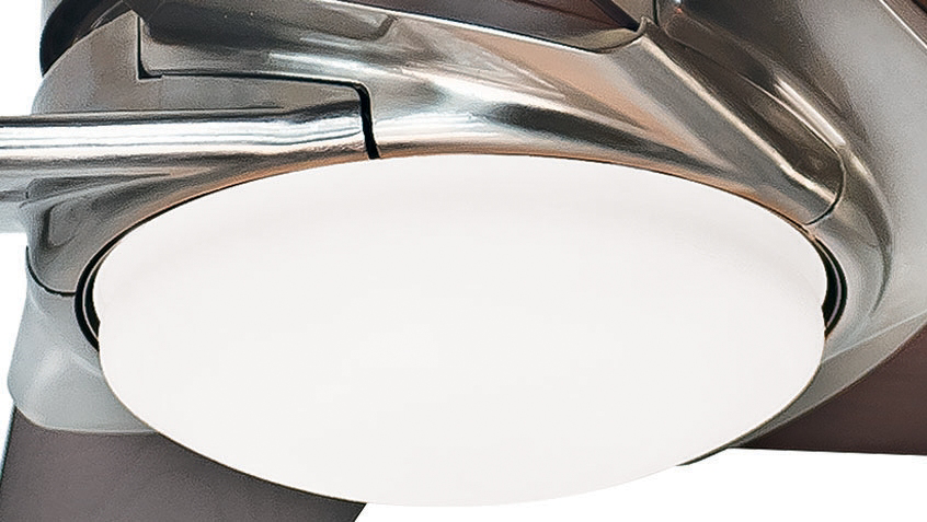 Casablanca 54 inch Stealth Brushed Nickel Ceiling Fan with LED Light Kit and Handheld Remote