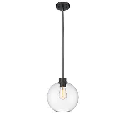 49.16'' Basin Powder Coated Black 1 Light Hanging Pendant