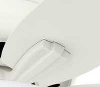 42 inch Newsome Fresh White Low Profile Ceiling Fan with LED Light Kit and Pull Chain