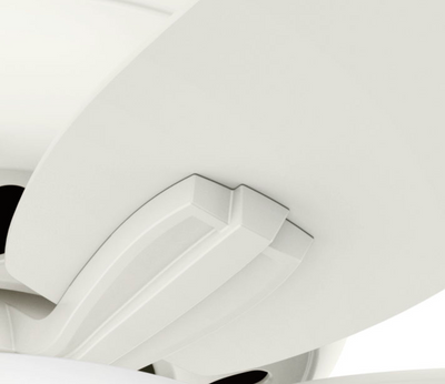 42 inch Newsome Fresh White Low Profile Ceiling Fan with LED Light Kit and Pull Chain