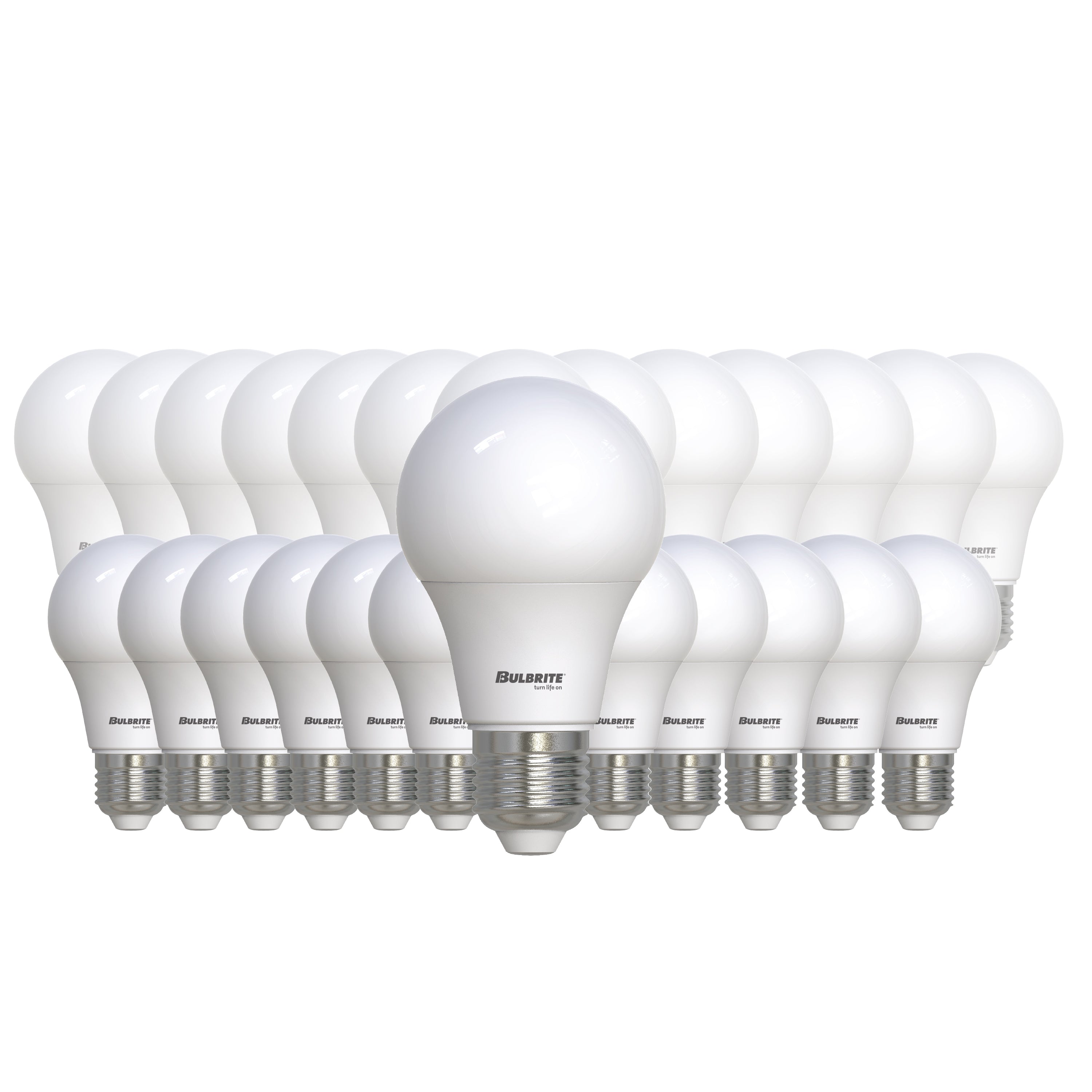 A19 9W Dimmable Frost Filament LED Light Bulb with E26 Base, 2700K, 800 Lumens, 25-Pack