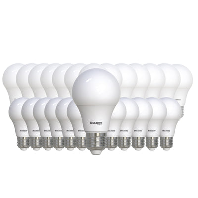 A19 9W Dimmable Frost Filament LED Light Bulb with E26 Base, 3000K, 800 Lumens, 25-Pack