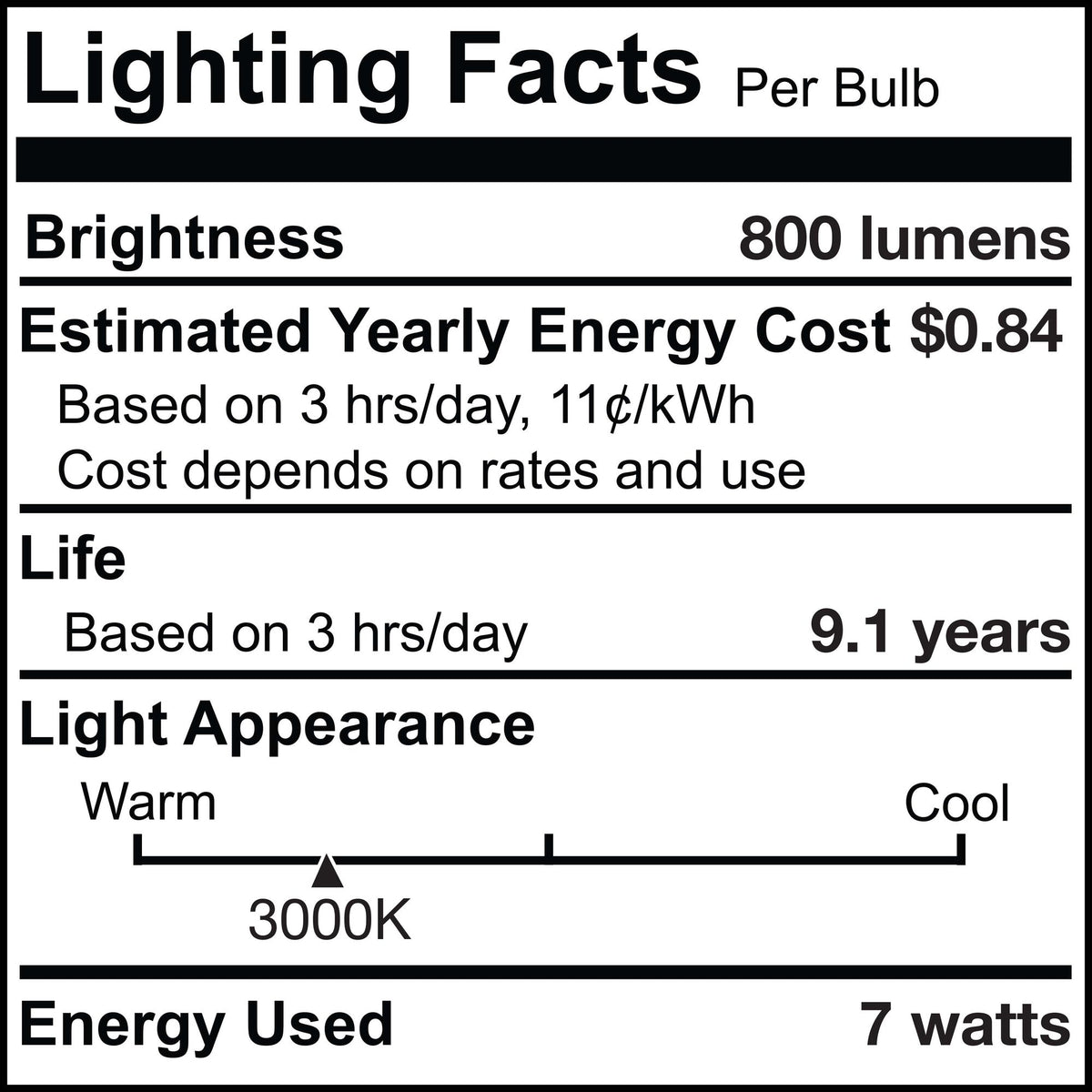ST18 7.6W Dimmable Clear Filament LED Light Bulb with E26 Base, 3000K, 800 Lumens, 10-Pack