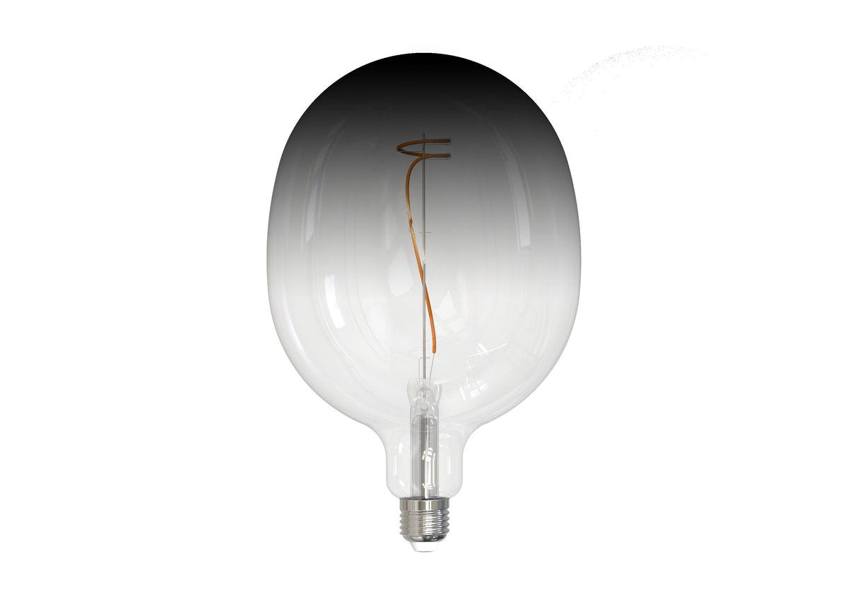 Gradient C53 4.5W Dimmable Clear/Smoke Filament LED Light Bulb with E26 Base, 3000K, 200 Lumens