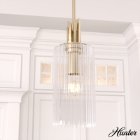 Saddle Creek 16-inch 1-light Noble Bronze Schoolhouse Pendant with Seeded Glass