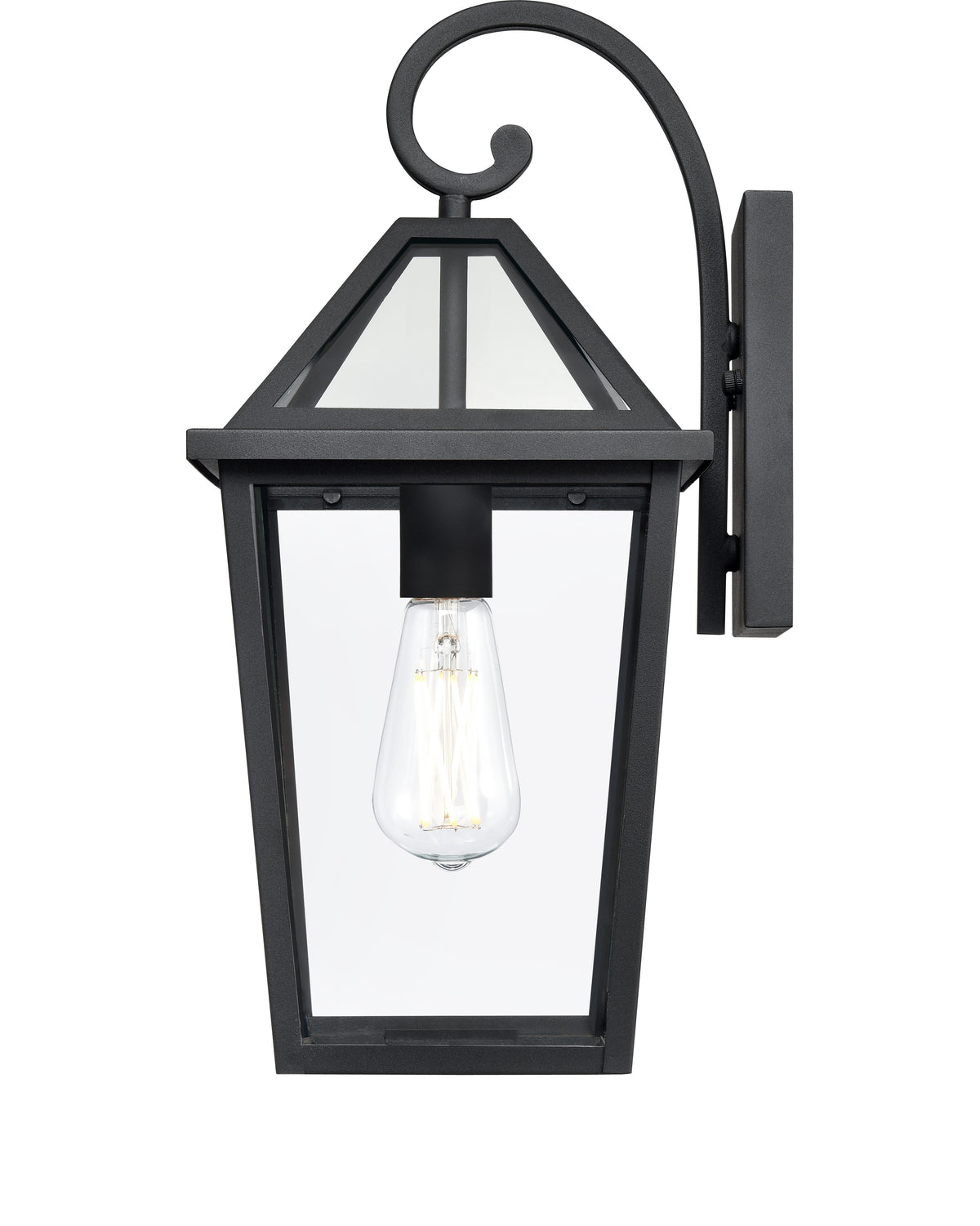 8.25'' Eston Textured Black 1 Light Wall Sconce