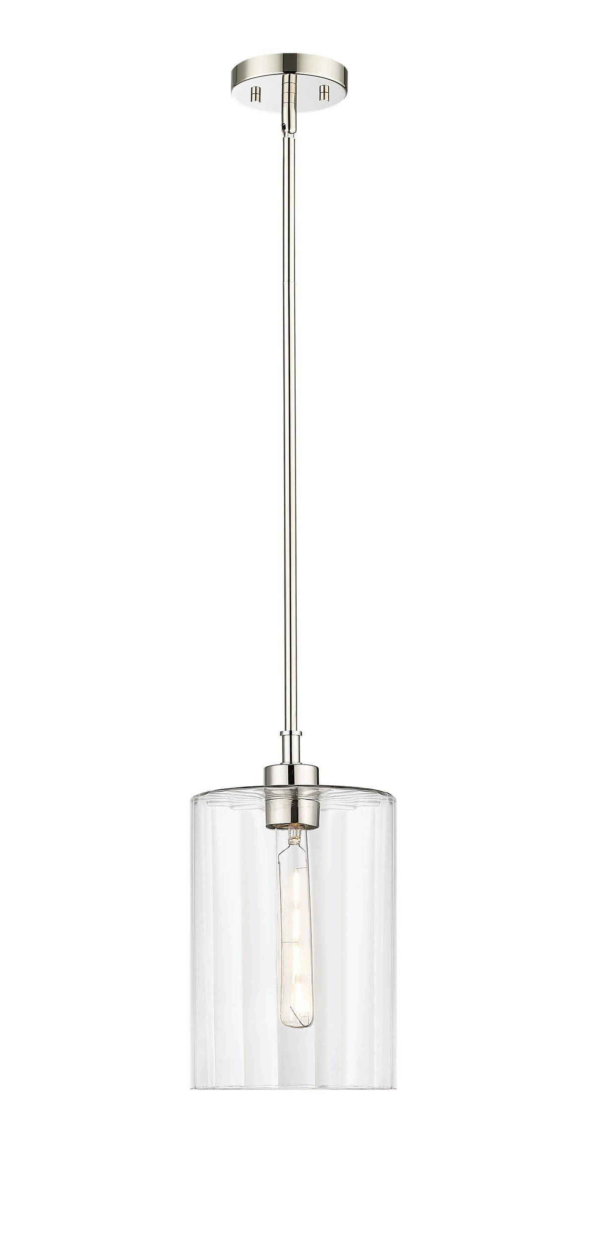 13.75'' Chastine Polished Nickel 1 Light Pendant