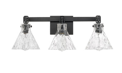 25.5'' Barlon Matte Black 3 Light Bath Vanity