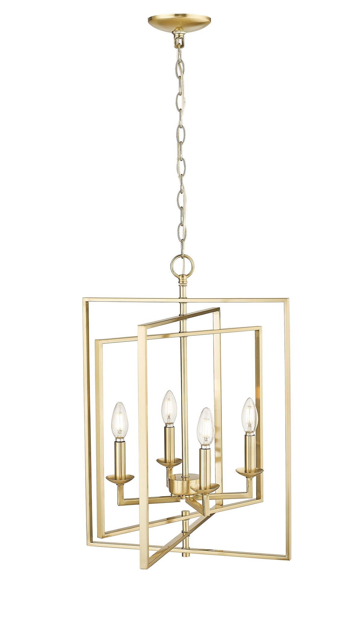 24.5'' Nellis Modern Gold 4 Light Pendant