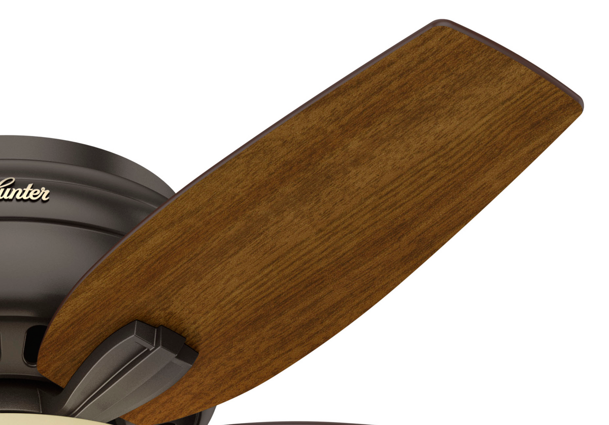 42 inch Newsome Premier Bronze Low Profile Ceiling Fan with LED Light Kit and Pull Chain