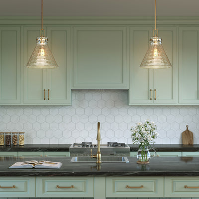 12.8'' Barlon Modern Gold 1 Light Pendant
