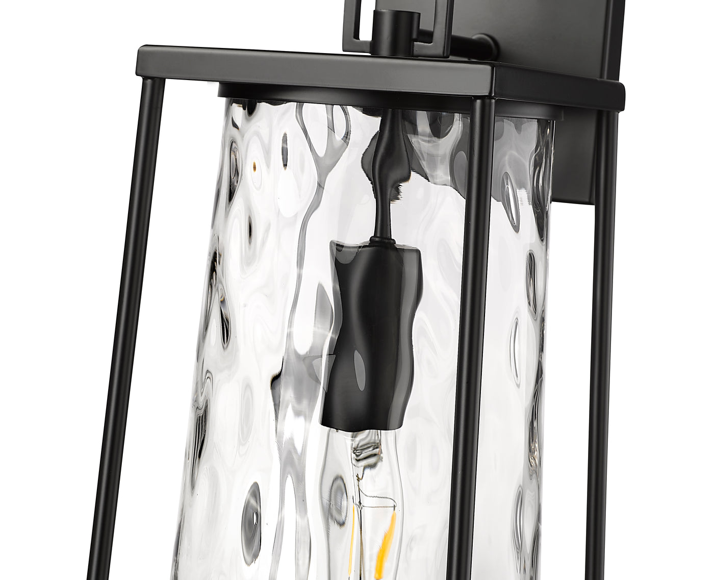 7.5'' Dutton Powder Coated Black 1 Light Wall Sconce
