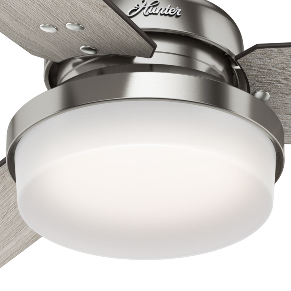 60 inch Sentinel Brushed Nickel Ceiling Fan with LED Light Kit and Handheld Remote