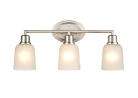 22'' Amberle Brushed Nickel 3 Light Bath Vanity