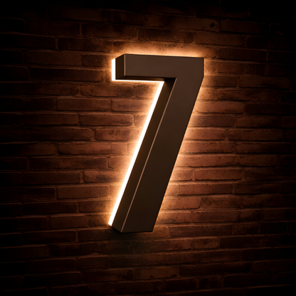 Lighted House Numbers - 5000K Illuminated