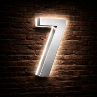 Illuminated Backlit House Numbers – Weather-Resistant LED Address Signs