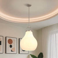Mansfield 18-inch 1-light Champagne Gold Pendant Light with Opal Glass Shade