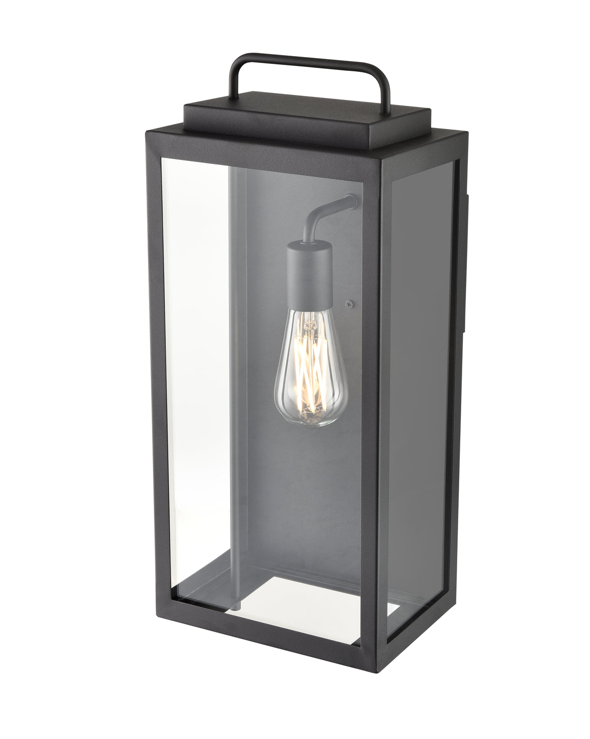 8.5'' Gallatin Textured Black 1 Light Wall Sconce