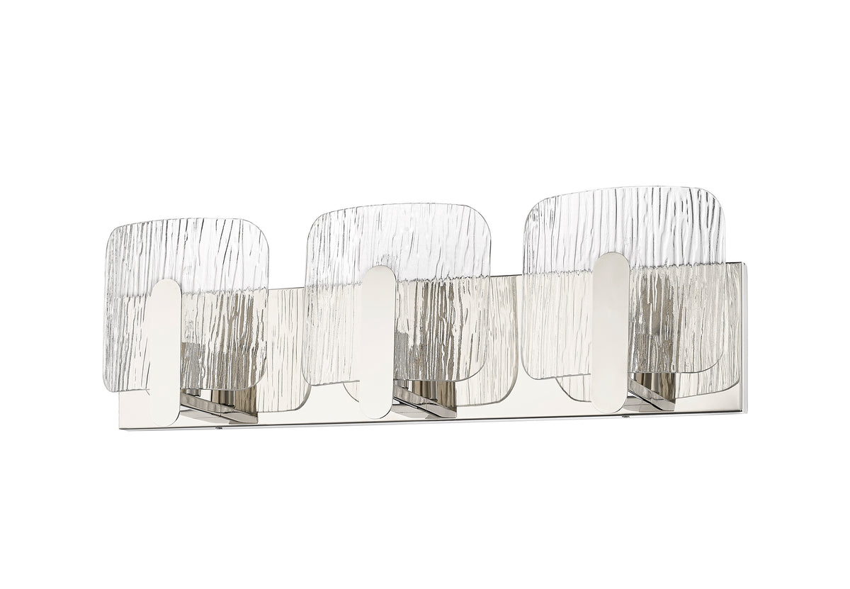 24'' Rimini Polished Nickel 3 Light Bath Vanity