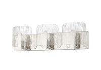 24'' Rimini Polished Nickel 3 Light Bath Vanity